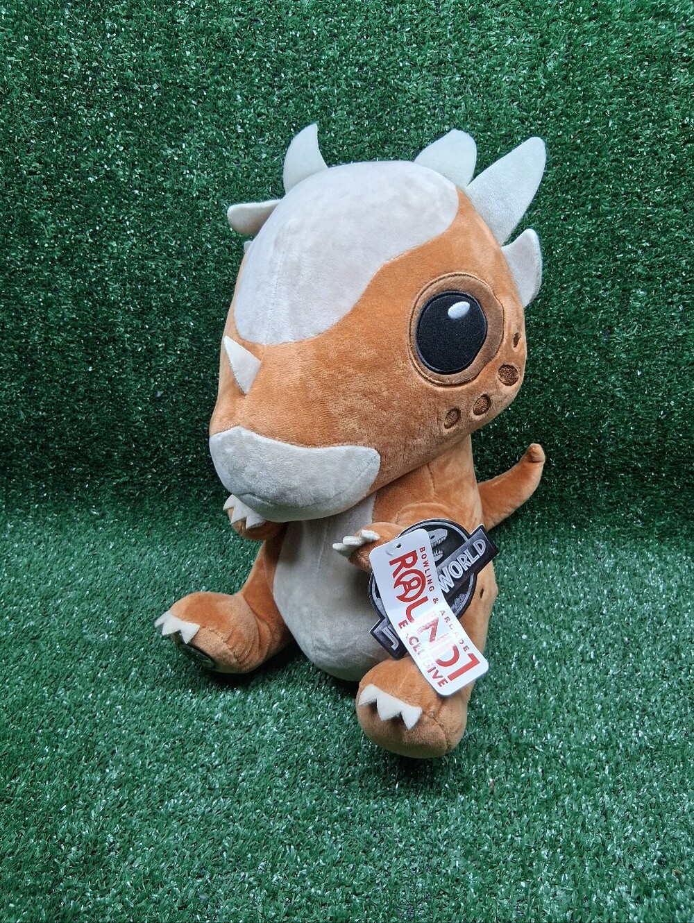 JURASSIC WORLD 15" Stygimoloch "Stiggy" Dinosaur Plush Round 1 Exclusive NEW